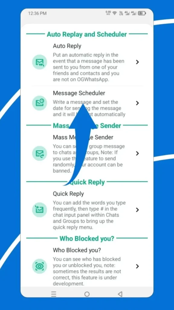 Message Schedule Feature
