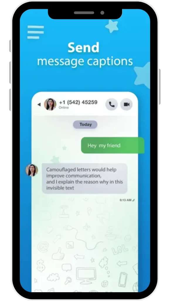 WhatsApp Plus for send message captions