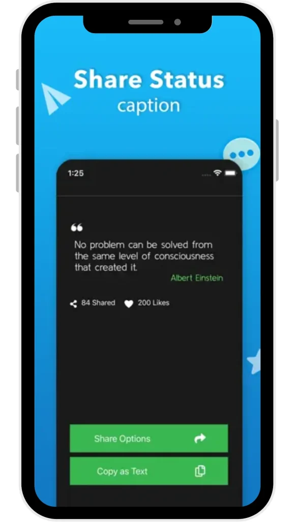 WhatsApp Plus for share status caption